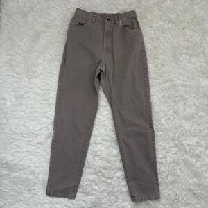 Vintage 90s Retro Cowgirl  Lee Riveted grey straight leg jeans